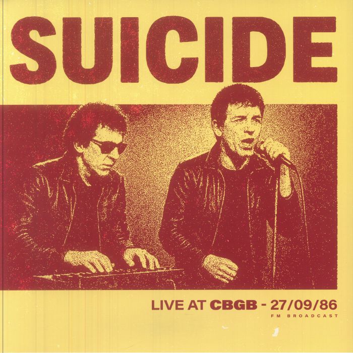 SUICIDE (スーサイド)  - Live At CBGB (UK 限定リリース LP/NEW) '86年US録音ライブアルバム