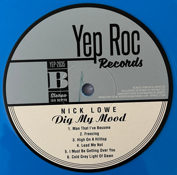 NICK LOWE (ニック・ロウ)  - Dig My Mood (US 発売25周年限定1500枚再発「ブルーVINYL」LP+「イエローVINYL」10"/ New)