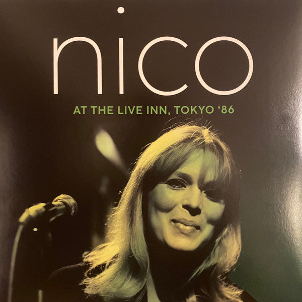 NICO (ニコ)  - At The Live Inn, Tokyo '86  (US-EU 2024 レコードストア・デイ限定「クリア・グリーン VINYL」LP/New)