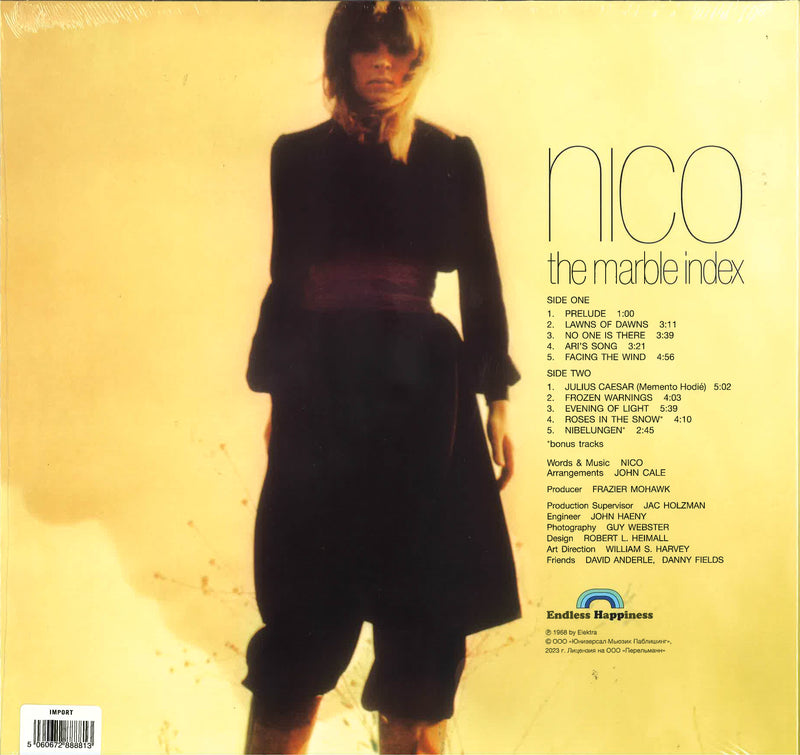 NICO   (ニコ)  - The Marble Index (Russia 限定復刻再発 LP/New)