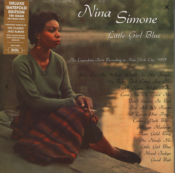 NINA SIMONE (ニーナ・シモン)  - Little Girl Blue (EU 限定復刻再発「黒盤」180g LP/New) 別デザインの見開きジャケ