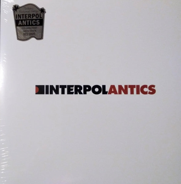 INTERPOL (インターポール)  - Antics (Worldwide 限定復刻再発「レッドヴァイナル」 LP/NEW) '04年2ndアルバム