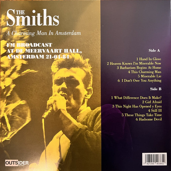 SMITHS, THE (ザ・スミス)  - A Charming Man In Amsterdam (EU 限定「パープルヴァイナル 」LP/NEW)