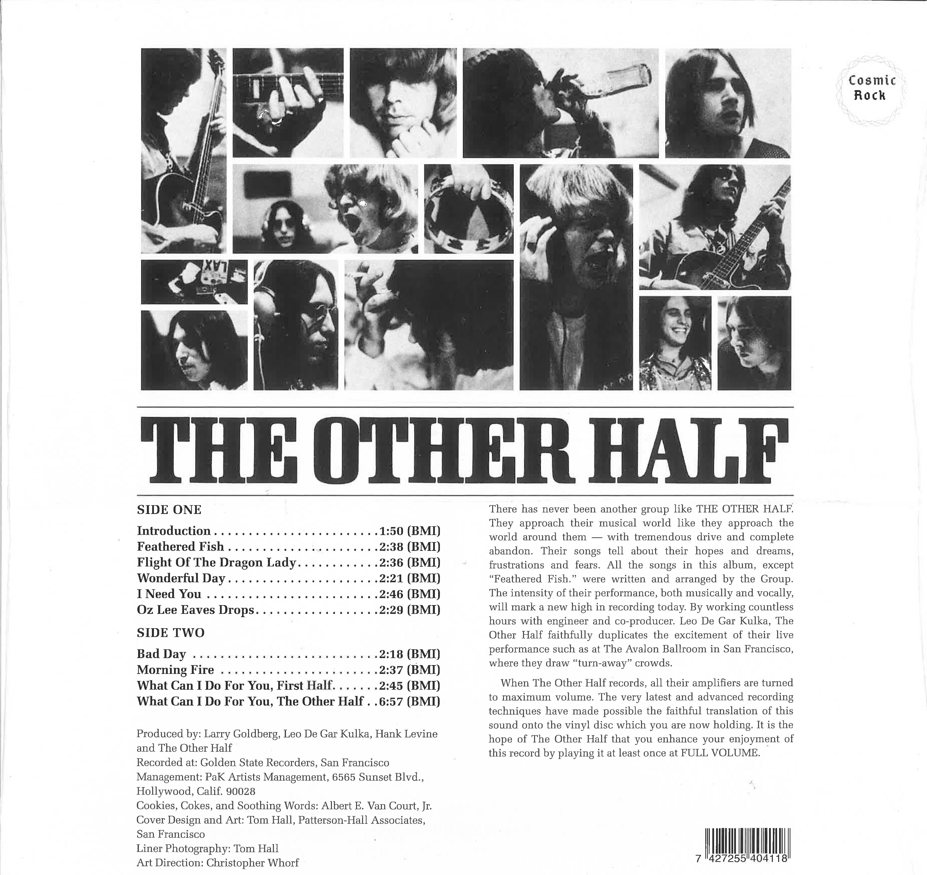 OTHER HALF (アザー・ハーフ)  - The Other Half (EU 限定リプロ再発 LP/New)