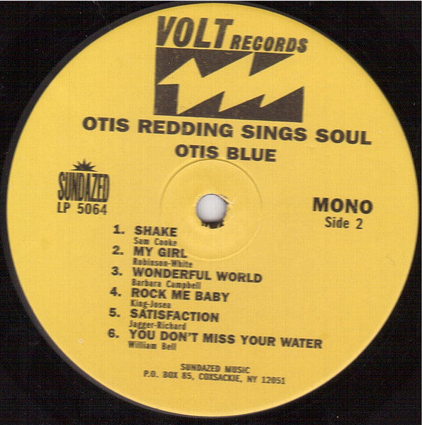 OTIS REDDING (オーティス・レディング)  - Otis Blue / Otis Redding Sings Soul (US サンデイズド社限定復刻再発「モノラル」 LP/New)