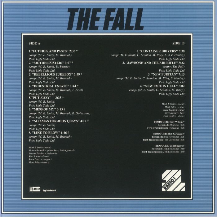 FALL, THE (ザ・フォール)  - The Peel Sessions 1978-1980 (EU 限定リリース LP/NEW)