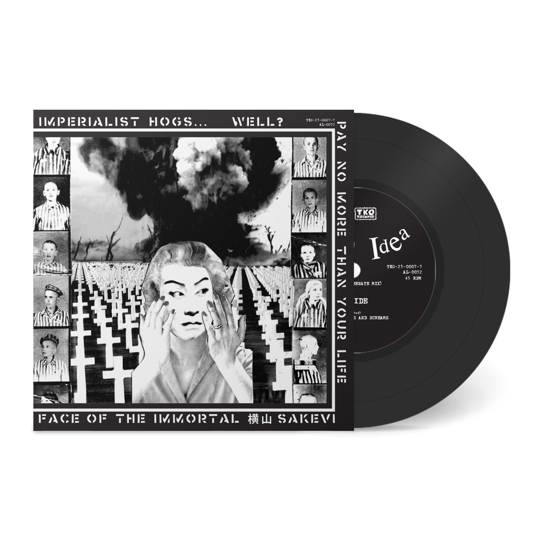 POISON IDEA (ポイズン・アイデア)  - Tribute To G.I.S.M. (US 1,200枚限定「ブラックヴァイナル」7"/New）横山SAKEVI氏トリビュート !