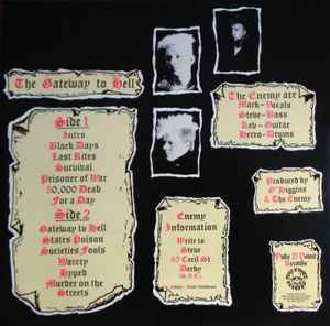 ENEMY, THE (ジ・エネミー)  - The Gateway To Hell (US 400枚限定「正規再発」LP/ New) '83年ファーストアルバム！