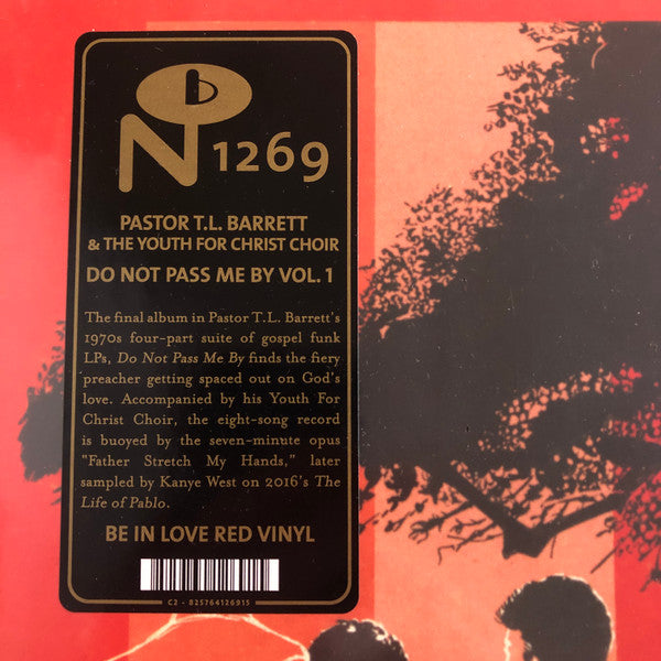 PASTOR T.L. BARRETT (T.L. バレット牧師)  - Do Not Pass Me By (US 限定復刻再発「赤盤」 LP/New)