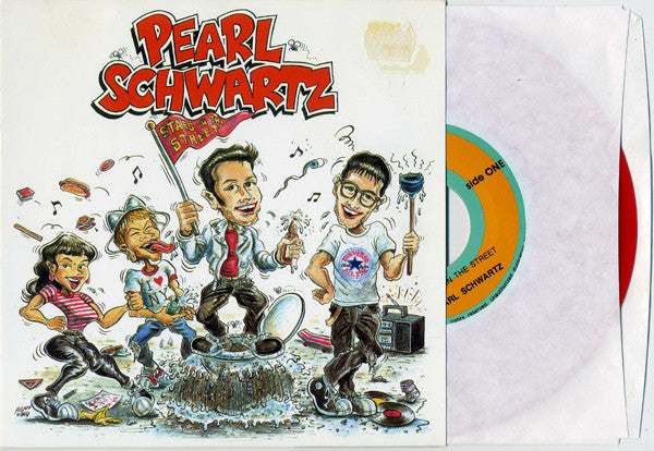PEARL SCHWARTZ (パール・シュワルツ)  - Stars In The Street +2 (Japan 初回限定「赤盤」 7"/New)