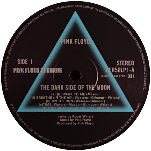 PINK FLOYD (ピンク・フロイド)  - The Dark Side Of The Moon (EU 50周年限定リマスター再発180g LP+ステッカー、ポスター各2枚/New)