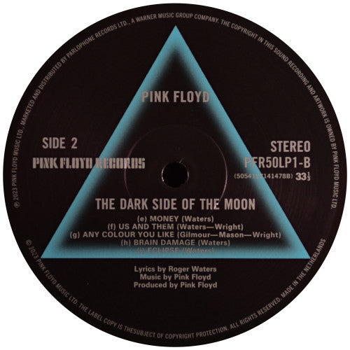 PINK FLOYD (ピンク・フロイド) - The Dark Side Of The Moon (EU 50