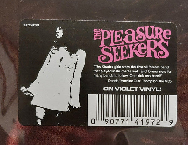 PLEASURE SEEKERS (プレジャーシーカーズ)  - What A Way To Die (US 再発名門サンデイズド社限定「パープル VINYL」モノラル LP/ New)