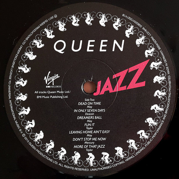 QUEEN (クイーン)  - Jazz (UK-EU 限定「ハーフスピード・マスター（高音質）再発180g LP+ポスター付きエンボス見開きジャケ/New)