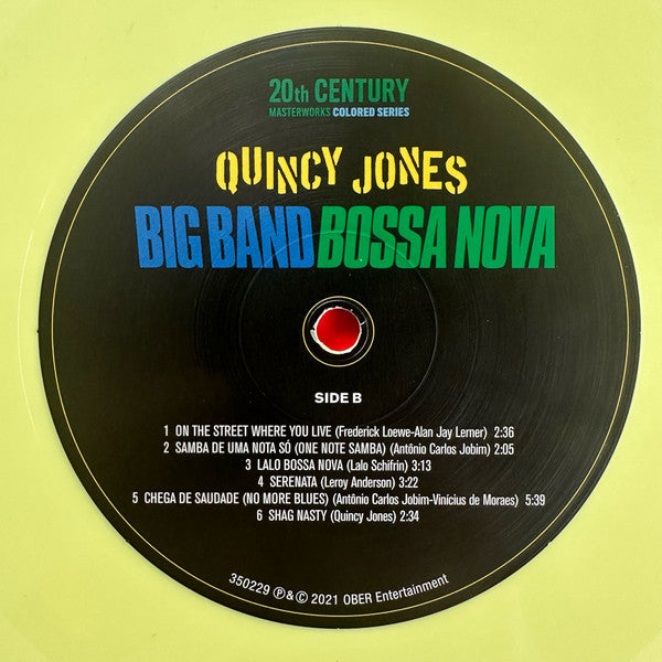 QUINCY JONES (クインシー・ジョーンズ)  - Big Band Bossa Nova (EU  限定ボーナス入り再発「イエローVINYL」 LP/New)