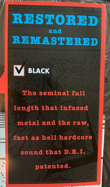 D.R.I. (Dirty Rotten Imbeciles) - Dealing With It! (US 「正規」限定プレス再発 LP / New) '85年ファーストアルバム！