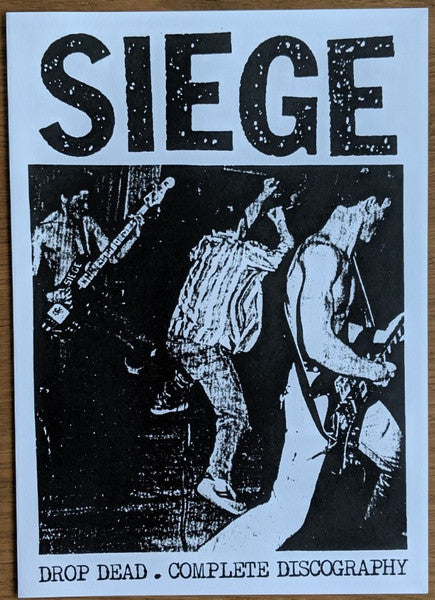 SIEGE (シージ)  - Drop Dead - Complete Discography (Italy 350枚限定再発「ブラックヴァイナル」2xLP/New) 伝説のボストンハードコア！