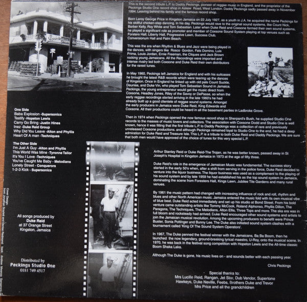 V.A. (60's ジャマイカ・スカ/レゲエ・コンピ) - Treasure Isle Presents Tribute To Peckings (UK 限定リリース LP/廃盤 New)