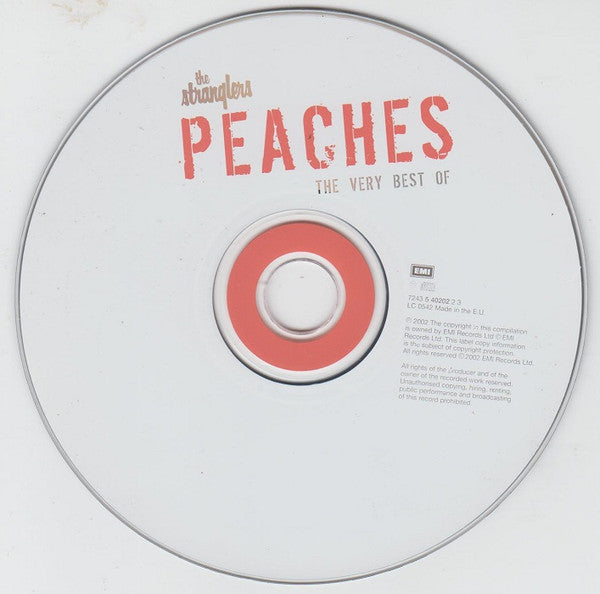 STRANGLERS, THE (ザ ・ストラングラーズ)  - Peaches: The Very Best Of The Stranglers (EU 限定プレス CD/ New)