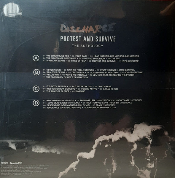 DISCHARGE (ディスチャージ)  - Protest And Survive: The Anthology (EU 限定「白黒スプラッターヴァイナル」2xLP/ New)