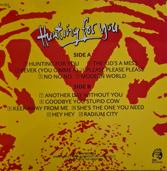 VIBRATORS (ヴァイブレーターズ)  - Hunting For You (Czech Republic 500枚限定再発 LP/ New) 初LP化！