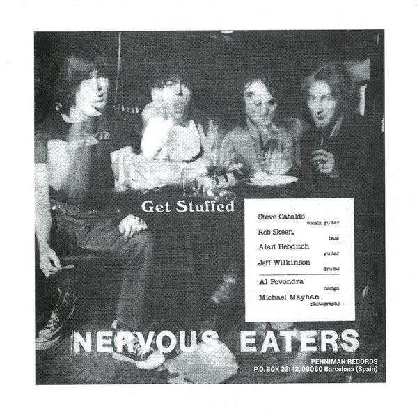 NERVOUS EATERS (ナーバス・イーターズ) - Just Head / Get Stuffed (Spain 限定再発 7" / New)