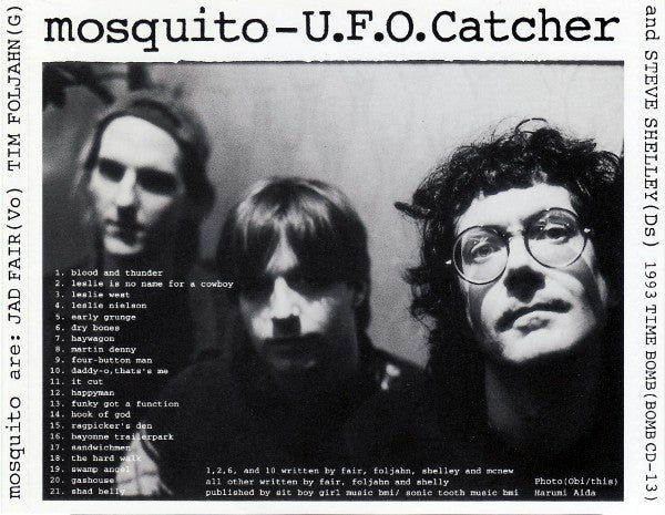 MOSQUITO (モスキート)- U.F.O. Catcher  (日本 タイムボム  限定 CD/New) ) 日本のみのCD全21曲！