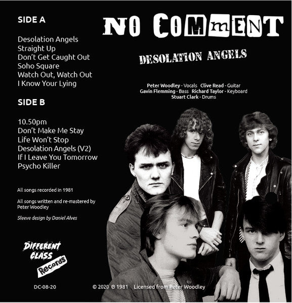 NO COMMENT (ノー・コメント)  - Desolation Angels (Portugal 300枚限定プレス LP/ New)