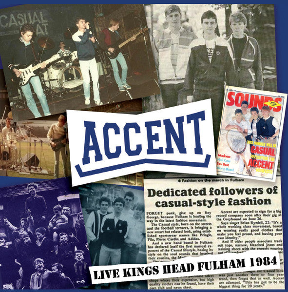 ACCENT (アクセント)  - Live Kings Head Fulham 1984 (Portugal 限定プレス CD/ New)