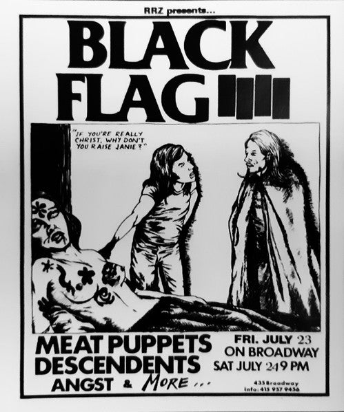 BLACK FLAG With Henry Rollins & Chuck Biscuits (ブラック・フラッグ・ウィズ・ヘンリー・ロリンズ & チャック・ビスケット) - Live At The On Broadway July 23-24-1982 (EU 300枚限定再発 CD/ New)