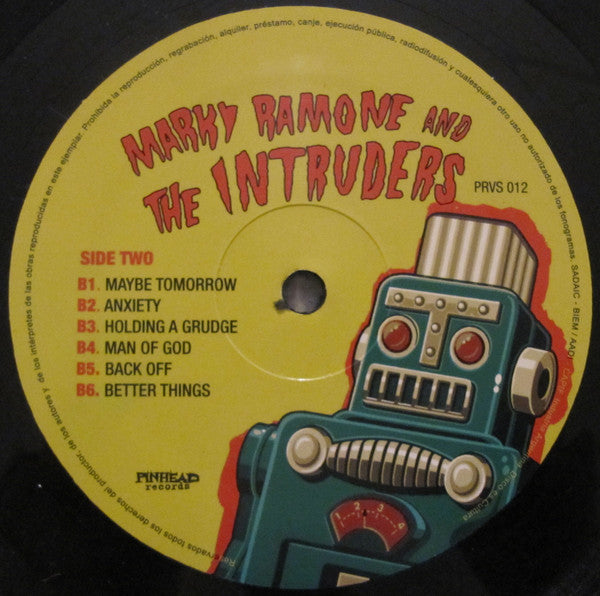 MARKY RAMONE AND THE INTRUDERS (マーキー・ラモーン & ザ・イントルーダーズ)  - S.T. (Argentina 限定再発 180g LP/ New)