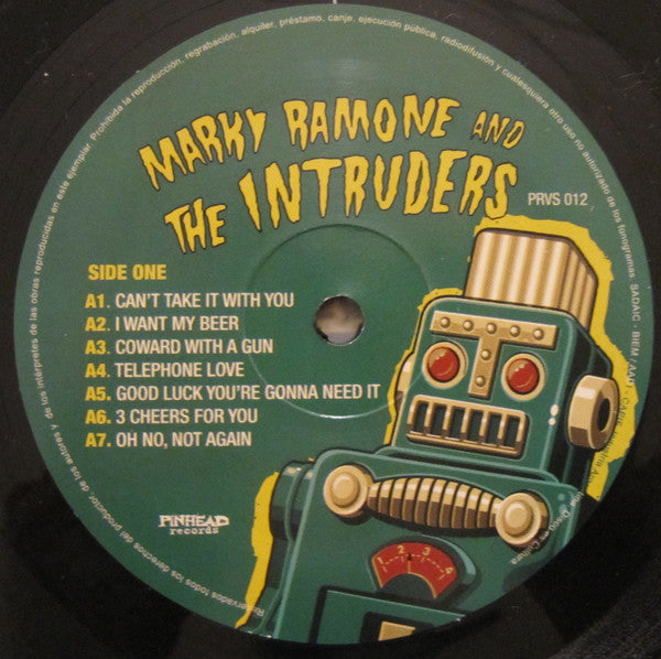 MARKY RAMONE AND THE INTRUDERS (マーキー・ラモーン & ザ・イントルーダーズ)  - S.T. (Argentina 限定再発 180g LP/ New)