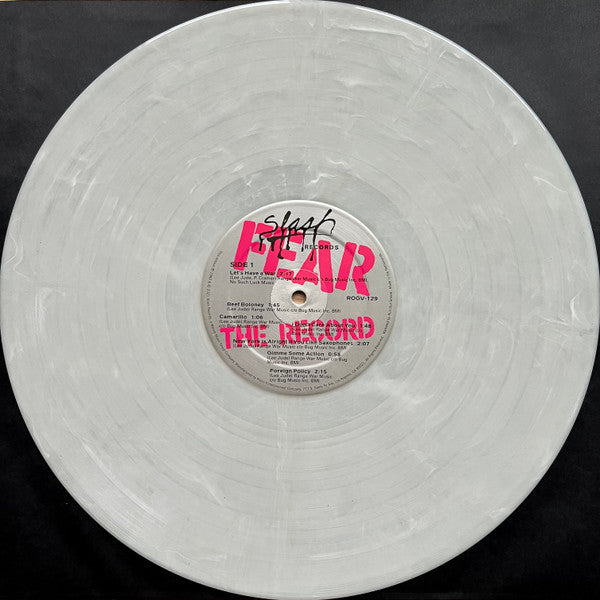 FEAR (フィア) - The Record (RSD Drops 2021「限定クリア＆ホワイトヴァイナル」140g LP+「レッドヴァイナル」7"/ New))