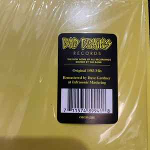 BAD BRAINS (バッド・ブレインズ) - Rock For Light (US 正規再発「限定ブラックヴァイナル」 LP / New) 80's USハードコアの古典！