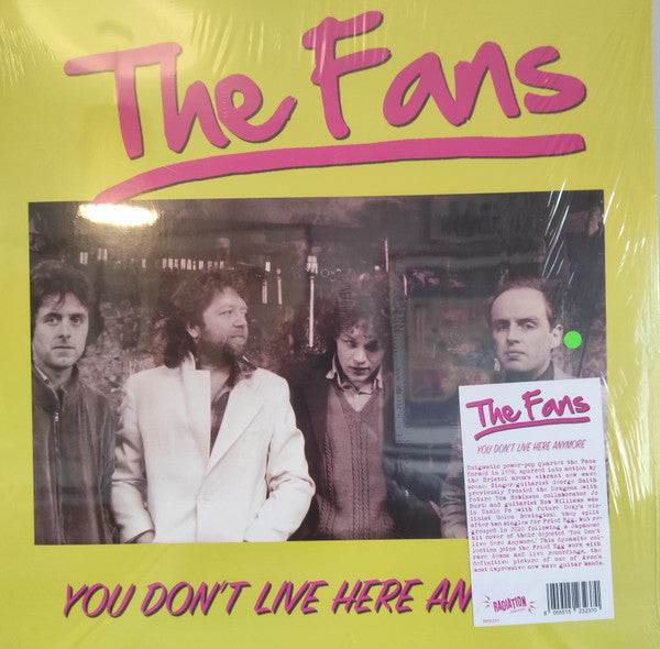 FANS, THE (ザ・ファンズ) - You Don't Live Here Anymore  (Italy 100枚限定ピンクヴァイナル LP / New)