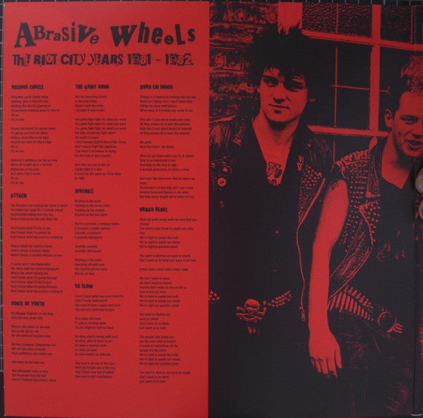 ABRASIVE WHEELS (アブレシブ・ホイールズ) - The Riot City Years 1981 - 1982 (UK 限定プレス LP / New)