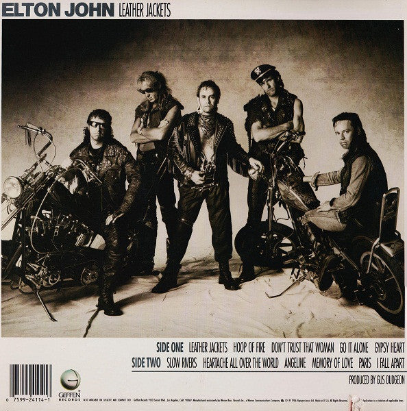 ELTON JOHN (エルトン・ジョン) - Leather Jackets (US オリジナル LP/廃盤 デッドストック New)