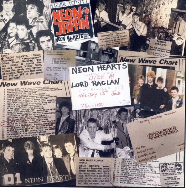 NEON HEARTS (ネオン・ハーツ) - Venus Eccentric! / Regulations (UK 180枚限定再発オレンジヴァイナル 7"/ New)