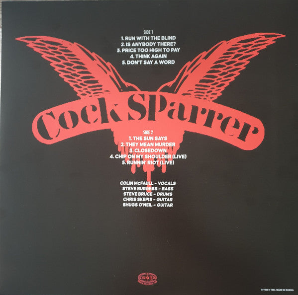 COCK SPARRER (コック・スパラー) - Running Riot In '84 (Russia 限定リプロ再発 LP / New)