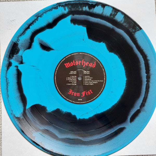MOTORHEAD (モーターヘッド)  - Iron Fist (Worldwide 40周年記念限定再発「黒/青ヴァイナル」LP/ New)