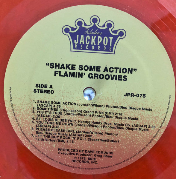 FLAMIN' GROOVIES (フレイミン・グルーヴィーズ) - Shake Some Action (US 限定再発「オレンジヴァイナル」 LP/ New)