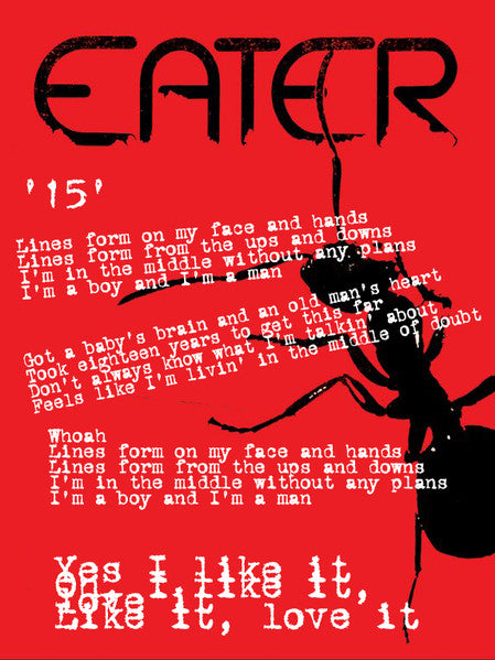 EATER (イーター) - Fifteen : Deluxe Bundle (UK 限定クリアヴァイナル 7"/ New)