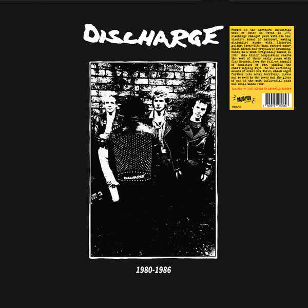 DISCHARGE (ディスチャージ) - 1980-1986 (Italy 1,000枚限定再発「ブラックヴァイナル」LP / New)