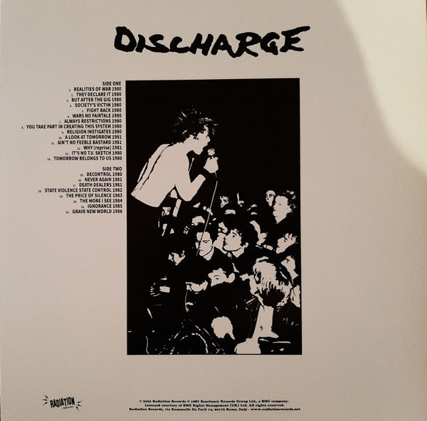 DISCHARGE (ディスチャージ) - 1980-1986 (Italy 1,000枚限定再発「ブラックヴァイナル」LP / New)