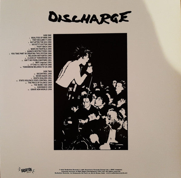 DISCHARGE (ディスチャージ) - 1980-1986 (Italy 200 Ltd.Reissue White Vinyl LP / New)