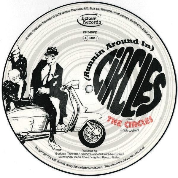CIRCLES, THE (ザ ・サークルズ)  - (Running Around In) Circles (UK 300枚限定再発ピクチャー 7"/ New)
