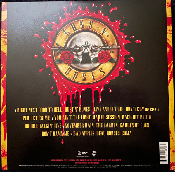 GUNS N' ROSES (ガンズ・アンド・ローゼズ)  - Use Your Illusion I (EU 限定再発180g 2xLP/New)