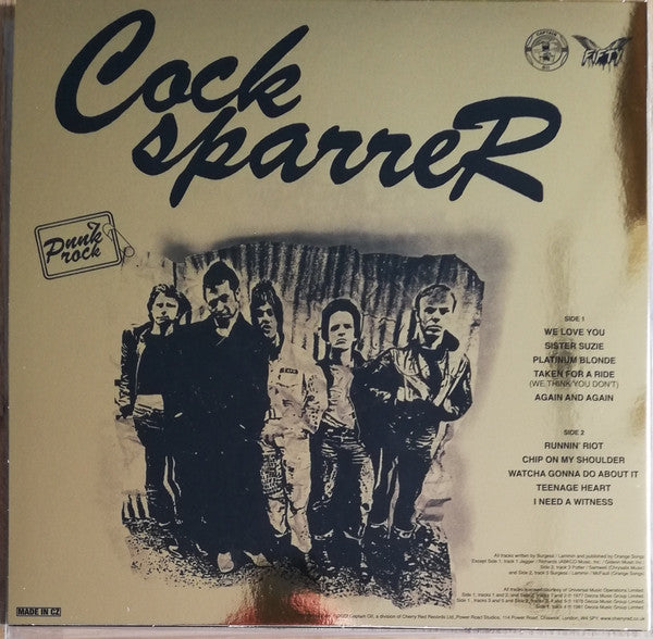 COCK SPARRER (コック・スパラー)  - S.T. [1st] (UK 2,000枚限定「50周年記念」再発180g  LP/ New)