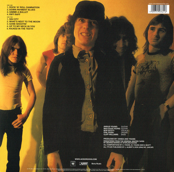 AC/DC (エーシー・ディーシー)  - Powerage (EU 限定「リマスター再発」LP/ New)