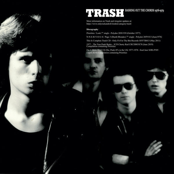 TRASH (トラッシュ)  - Bashing Out The Chords 1976 - 1979 (UK 250枚限定プレス LP/ New)